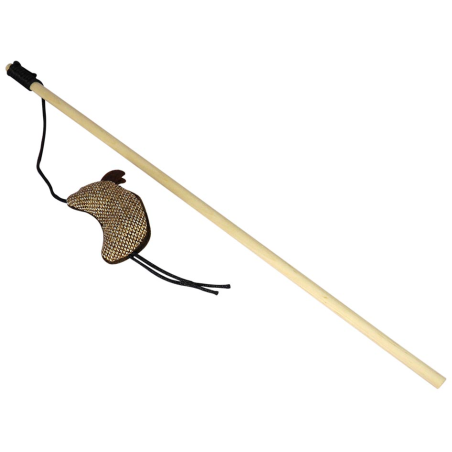 PERCHA GATO RATON MARRON 40cm 4H
