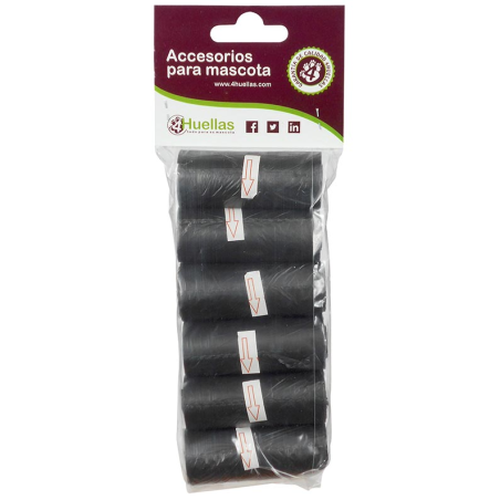 BOLSA RECAMBIO 6 ROLLOS NEGRAS 4H