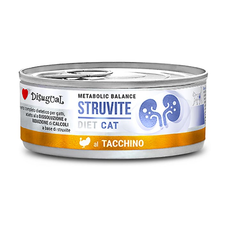 DISUGUAL DIET CAT HUMEDO PAVO STRUVITE 85GR
