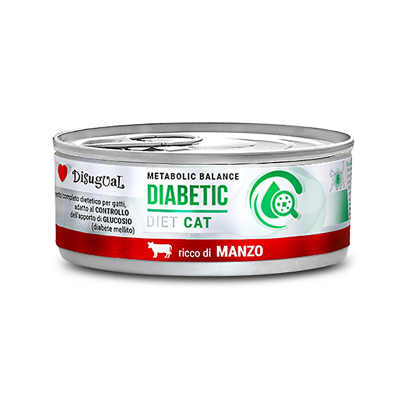 DISUGUAL DIET CAT HUMEDO BUEY DIABETIC 85GR