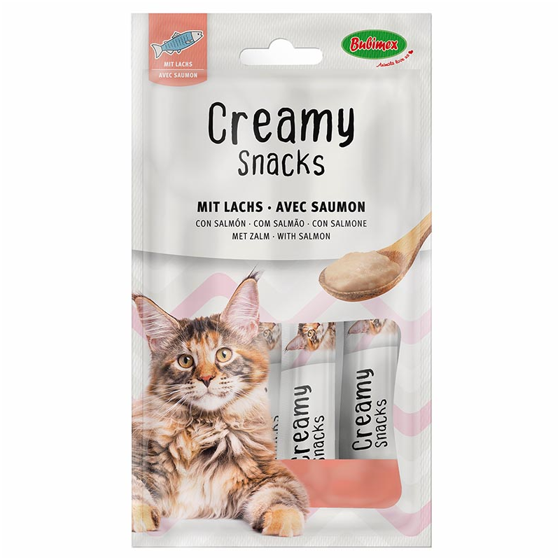 SNACK CREMOSO CON SALMON 4 x 60GR