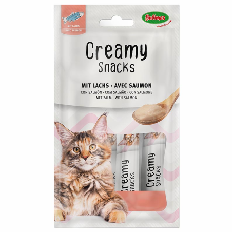 SNACK CREMOSO CON SALMON 4 x 60GR