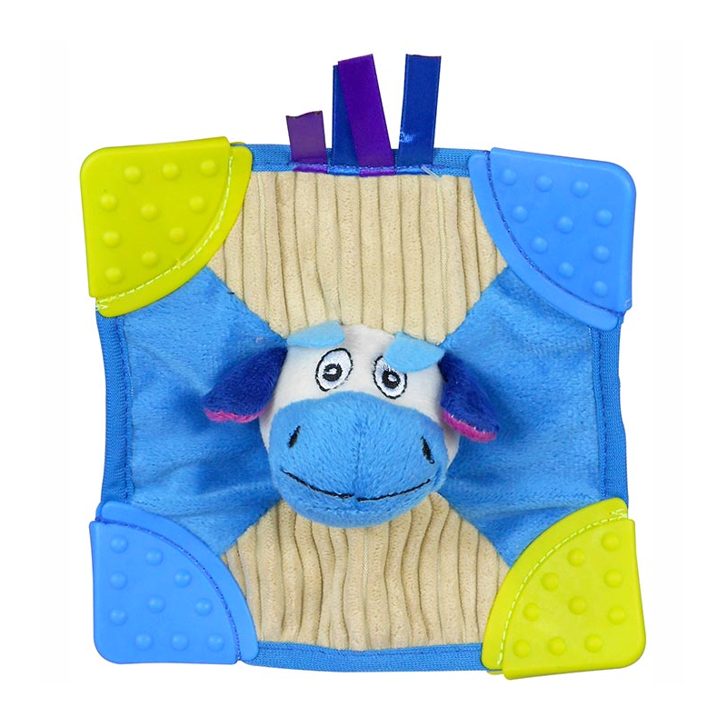 CUADRADO CON CARA VACA Y SONIDO PAPEL 15 x 15 cm