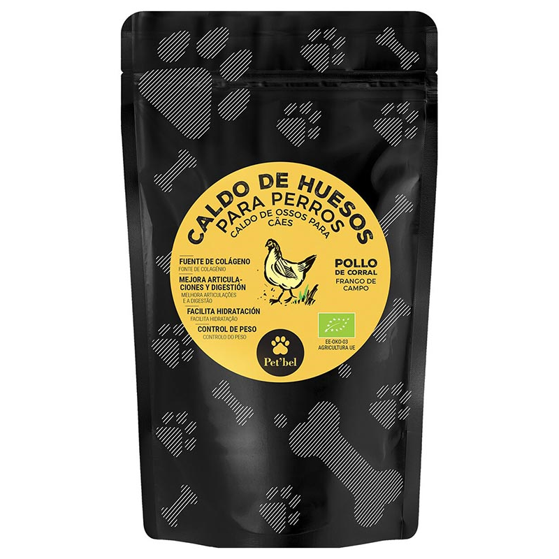 PET`BEL CALDO HUESOS DE POLLO PERROS 230ML