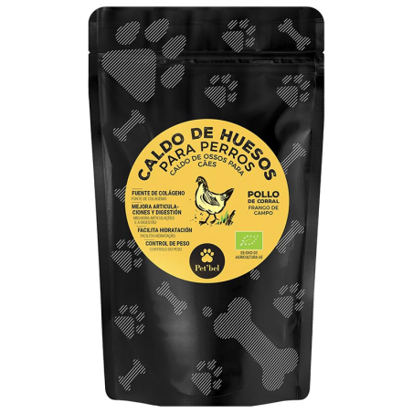 PET`BEL CALDO HUESOS DE POLLO PERROS 230ML