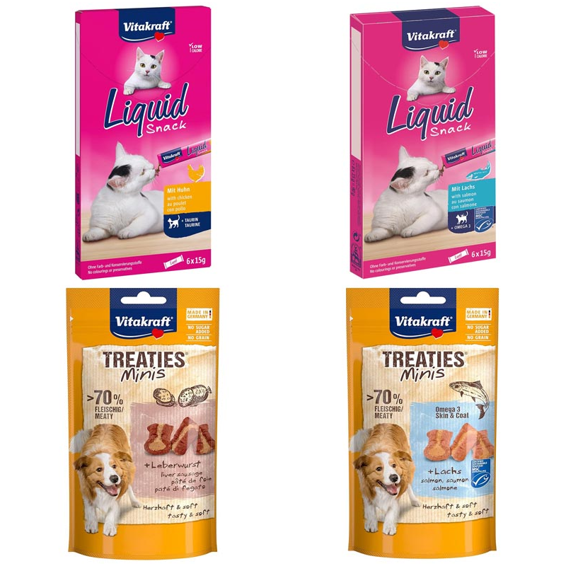 EXPOSITOR VITAKRAFT SNACKS PERROS Y GATOS VETER