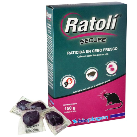 RATOLI SECURE CEBO FRESCO 150gr