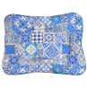 COLCHONETA IMPERMEABLE ARABESCO AZUL 80 x 60cm 4H