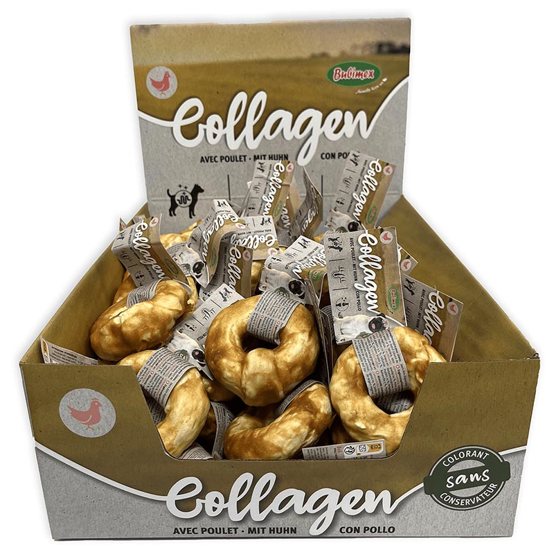 DISPLAY DONUTS COLAGENO DE POLLO 10CM (30 UNID)