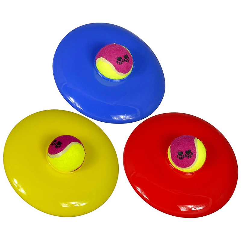 FRISBEE CON PELOTA TENIS 21cm 4H