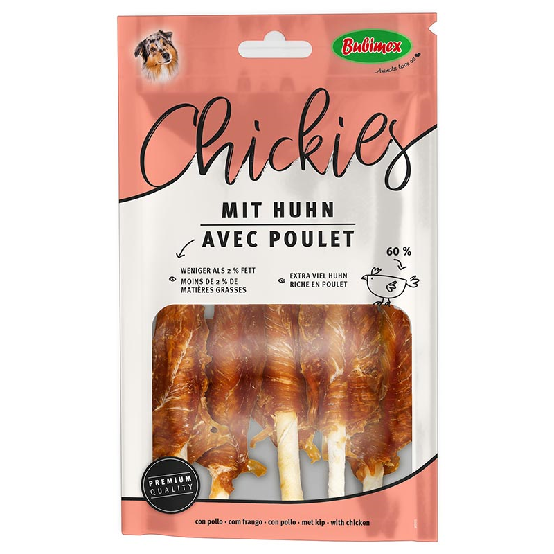 ROLLITOS MASTICABLES CON POLLO 95 GR x 6 UND