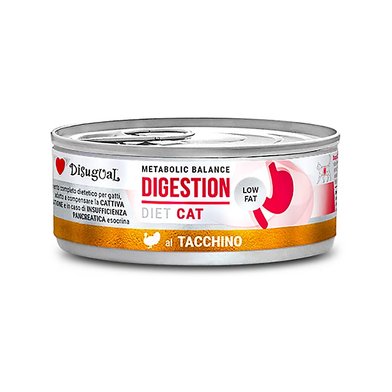 DISUGUAL DIET CAT HUMEDO PAVO DIGESTION L.F 85GR
