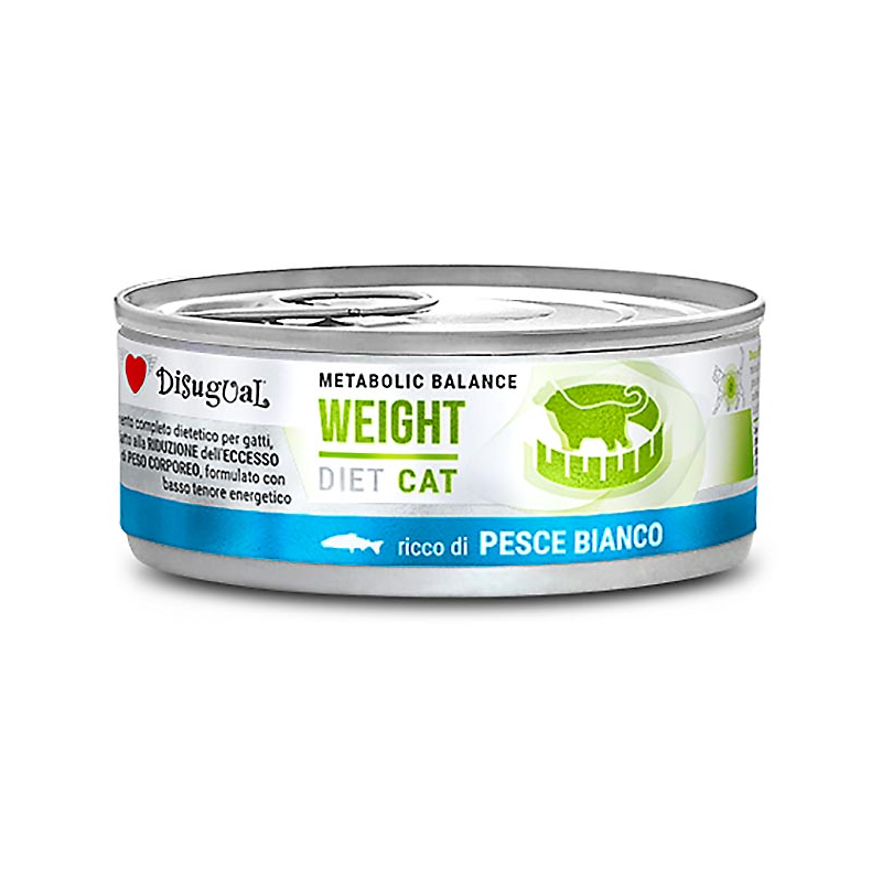 DISUGUAL DIET CAT HUMEDO PESCADO BLANCO WEIGHT 85GR