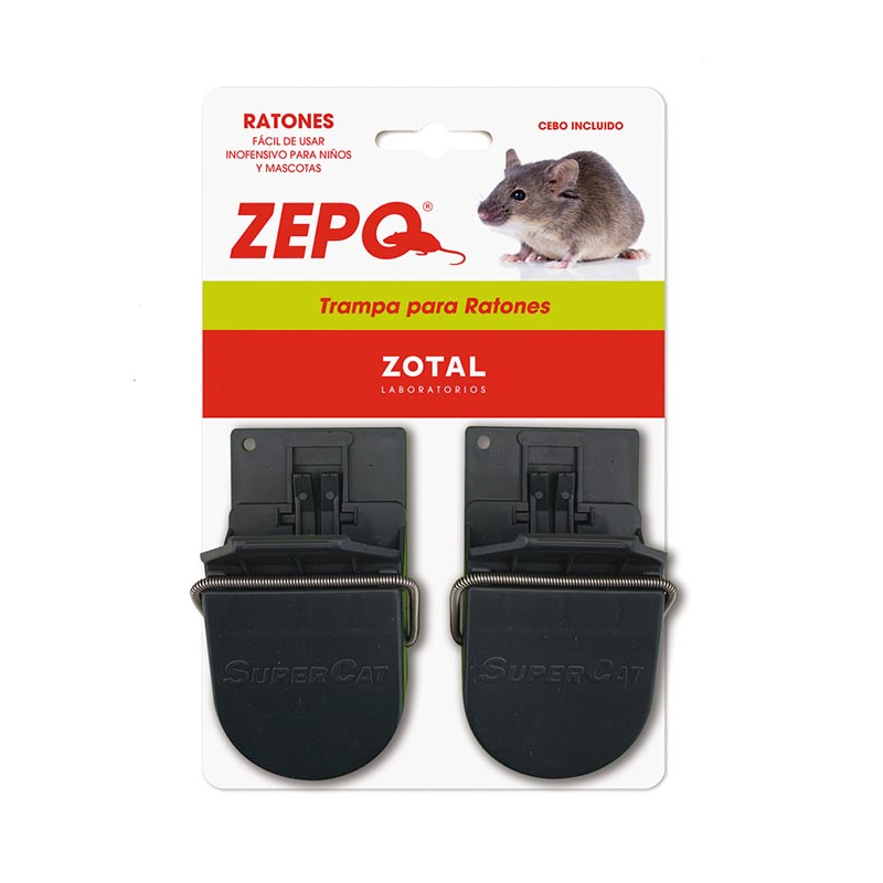 ZEPO TRAMPAS PARA RATONES 2UNID