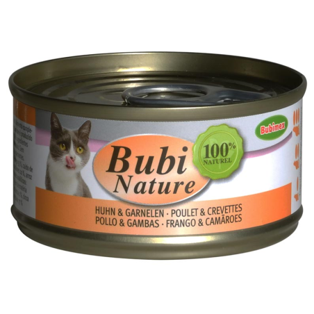 BUBI NATURE POLLO Y GAMBAS 70GR