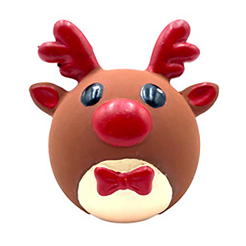 PELOTA DE RENO DE LATEX 7 CM