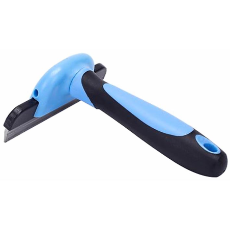 CEPILLO ACERO INOX. AZUL 13.5 x 10.5cm 4H