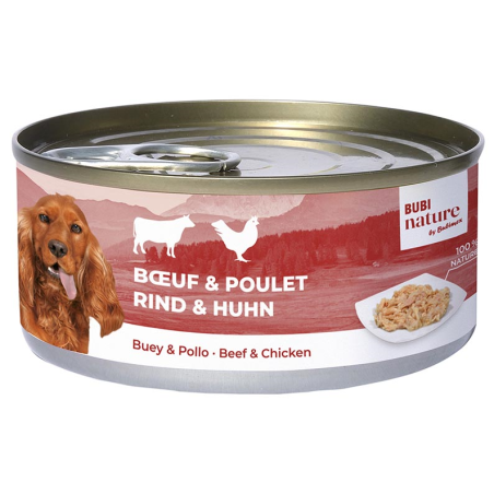 BUBI NATURE DOG BUEY Y POLLO 150GR
