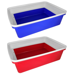 BANDEJA GATO 43 x 33 x 17cm AZUL