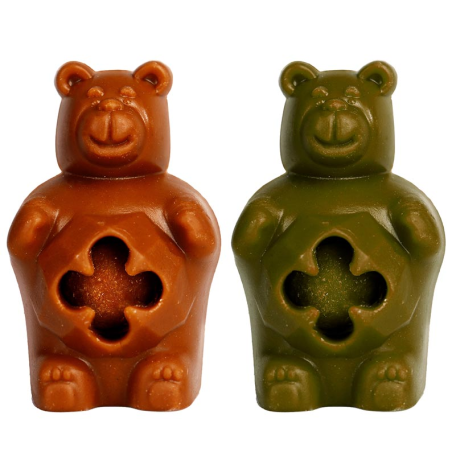 DISPLAY OSITOS DE VERDURA (ESPINACA/ZANAHORIA) Y POLLO 7CM (60 UNID)