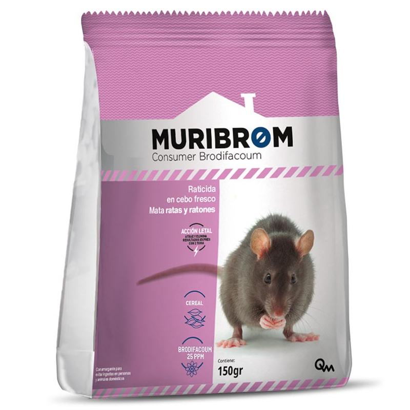 MURIBROM CONSUMER BRODIFACOUM CEREAL 150GR (CAJA 56UNID)