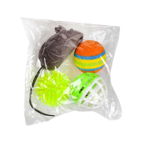 JUGUETE GATO VARIADOS (4unid) 4H