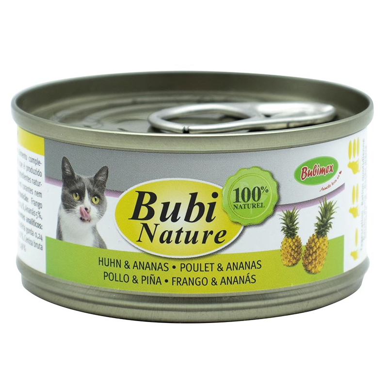 BUBI NATURE POLLO Y PIÑA 70GR