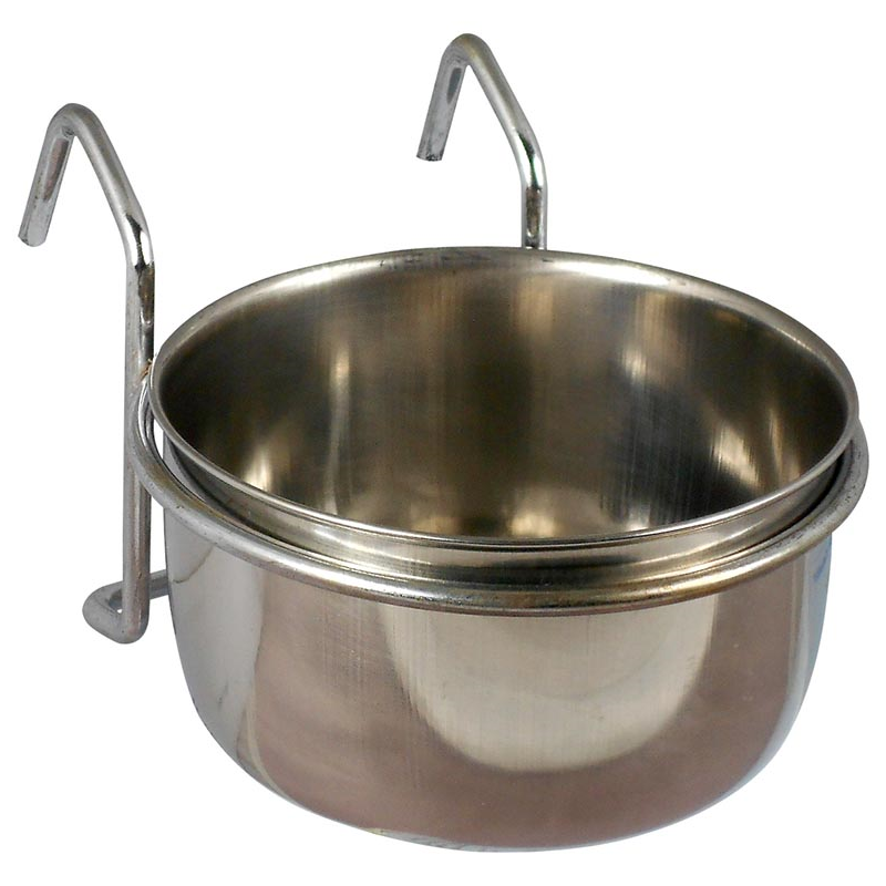 COMEDERO PAJARO ACERO INOX. TM 10 x 5.90cm 4H