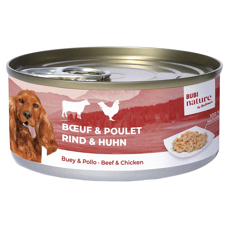 BUBI NATURE DOG BUEY Y POLLO 150GR