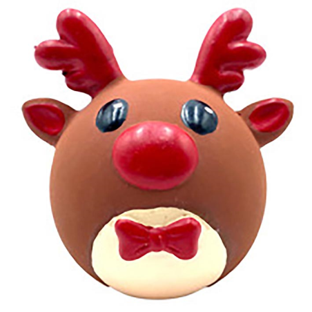 PELOTA DE RENO DE LATEX 7 CM