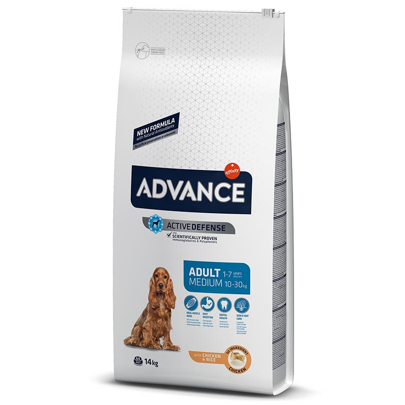 ADVANCE MEDIUM ADULT CHICKEN & RICE 14 KG