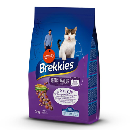 BREKKIES EXCEL CAT STERILIZED 3kg