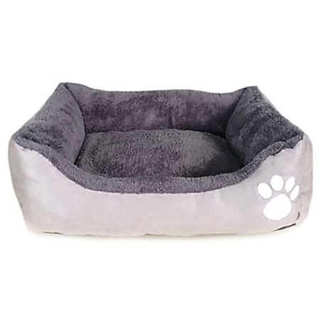 CUNA RECTANGULAR 55x45x16cm GRIS CON HUESO 4H