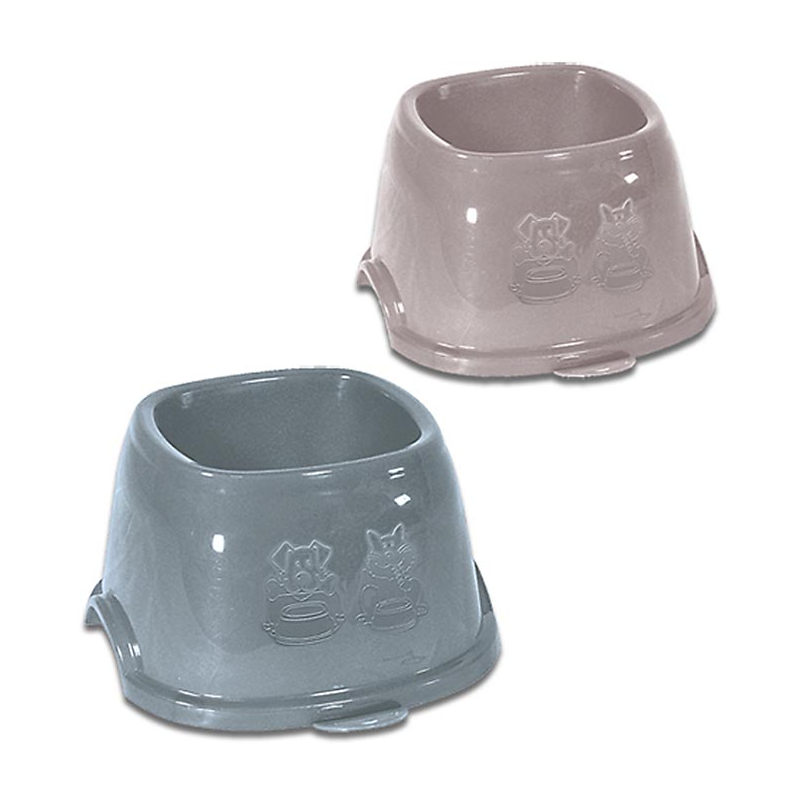 COMEDERO PLASTICO COCKER 19x19x11cm