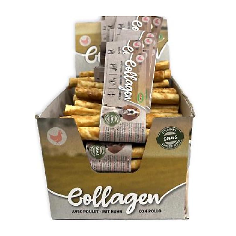 DISPLAY STICK COLAGENO DE POLLO 25CM (40 UNID)