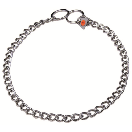 COLLAR ESLABON RETORCIDO 55 cm x 2.5 mm