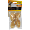 ZAPATOS PIEL MASTICABLES CON POLLO 4unid (60gr)