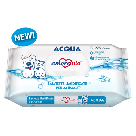 TOALLITAS AMOREMIO 99% ACQUA 40UNID