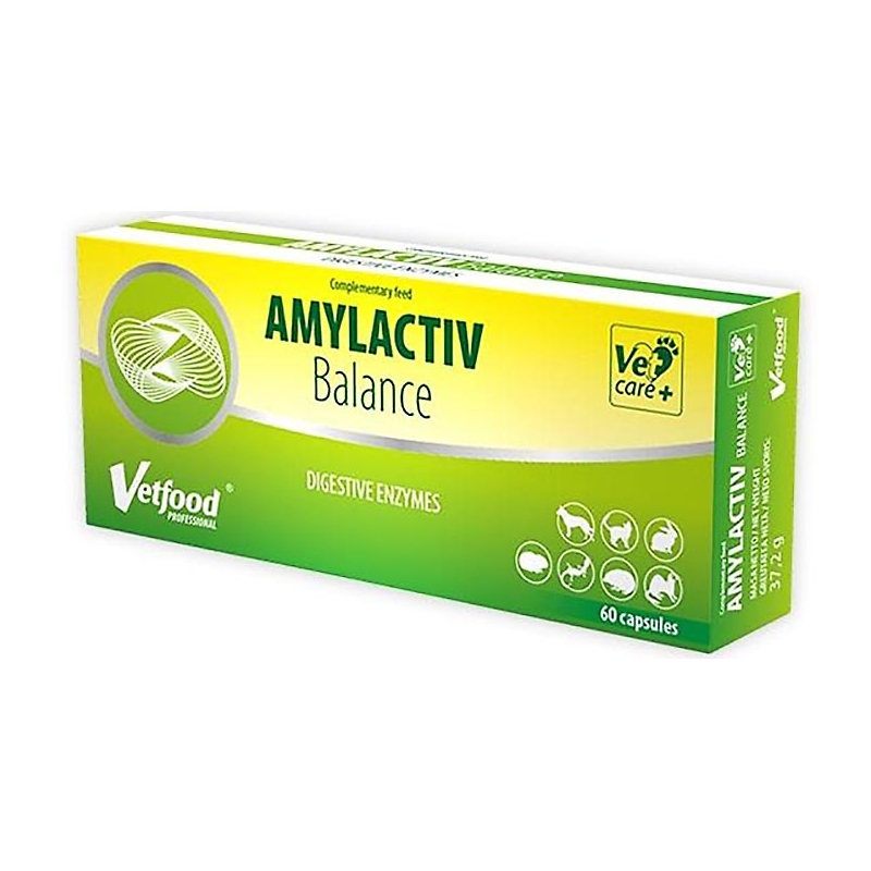 VETFOOD AMYLACTIV BALANCE - KARTONIK (6bl x 10caps)