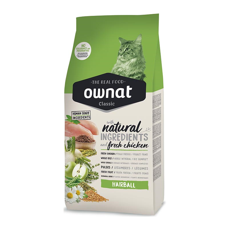 OWNAT CLASSIC HAIRBALL CAT 4KG