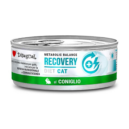 DISUGUAL DIET CAT HUMEDO CONEJO RECOVERY 85GR