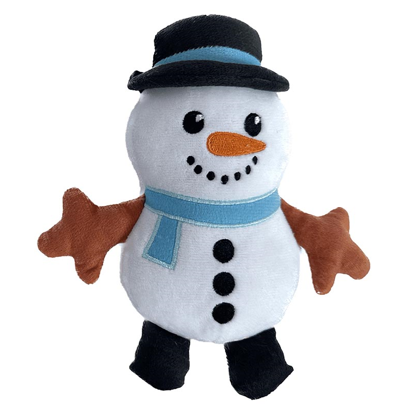 PELUCHE MUÑECO NIEVE 17 CM