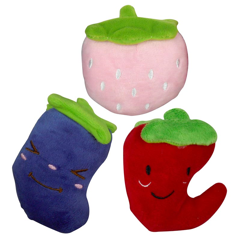 PELUCHE VERDURA/FRUTA (10cm/11cm/12.5cm) 4H