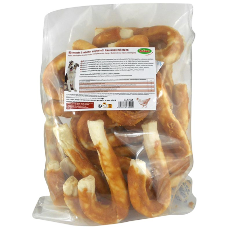 BASTON DE POLLO 15CM 65GR (25 UNID)