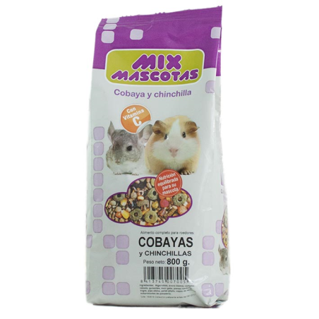 MIXTURA COBAYAS Y CHINCHILLAS 800gr