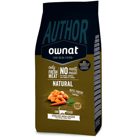OWNAT AUTHOR GF STERILIZED FRESH CHICKEN CAT 1.5KG