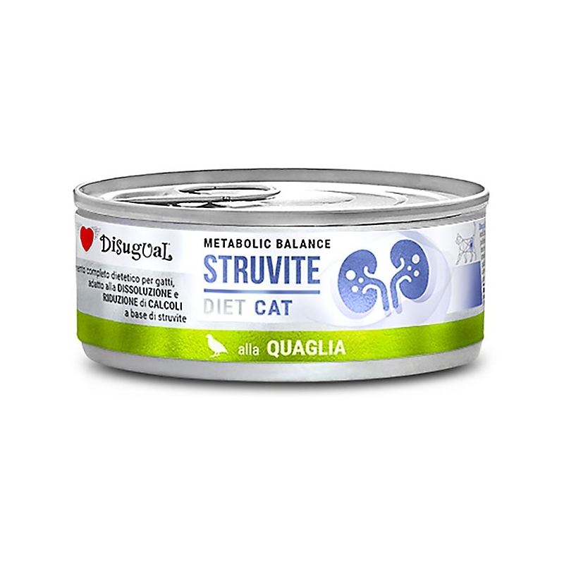DISUGUAL DIET CAT HUMEDO CODORNIZ STRUVITE 85GR