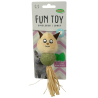 JUGUETE GATO MUÑECO CON MATATABI Y CATNIP 16cm