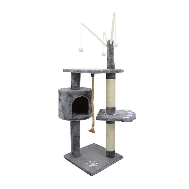 RASCADOR 2 PALOS CON CUEVA 39.5 x 39.5 x 130cm 4H