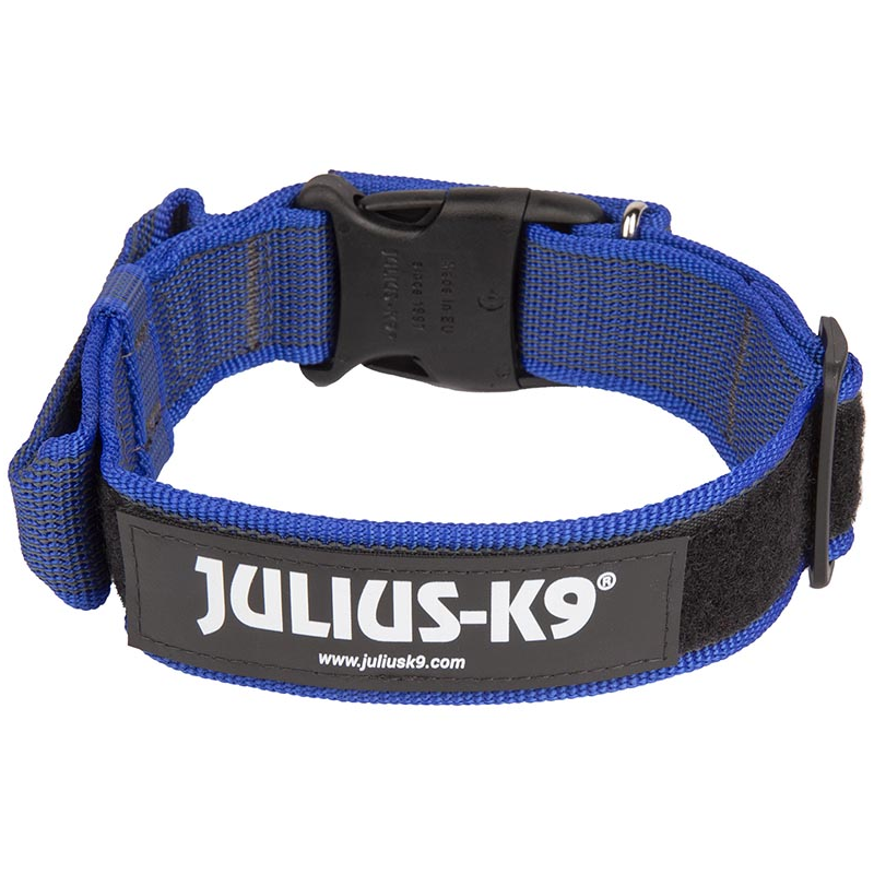 JULIUS COLLAR 40MM AZUL-GRIS